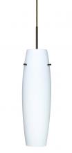 Besa Lighting 1JT-489707-LED-BR - Besa Suzi 14 Pendant Opal Matte, Bronze, 1x9W LED