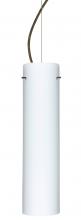 Besa Lighting 1KX-722407-LED-BR - Besa Stilo 16 LED Pendant Opal Matte Bronze 1x9W LED