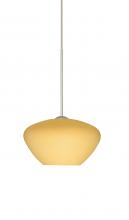 Besa Lighting 1XC-5410VM-SN - Besa Pendant Peri Satin Nickel Vanilla Matte 1x50W MAX GY6.35 Base