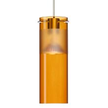 Besa Lighting 1XC-6527EG-SN - Besa Pendant Scope 7 Satin Nickel Armagnac/Frost 1x50W MAX GY6.35 Base MR16