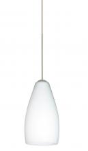 Besa Lighting 1XC-719807-SN - Besa Pendant Karli Satin Nickel Opal Matte 1x50W MAX GY6.35 Base