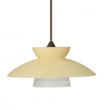 Besa Lighting 1XT-271897-BR - Besa Pendant Trilo 7 Bronze Champagne 1x50W MAX GY6.35 Base