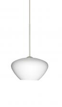 Besa Lighting 1XT-541007-SN - Besa Pendant Peri Satin Nickel Opal Matte 1x50W MAX GY6.35 Base