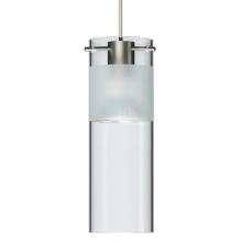 Besa Lighting 1XT-6527EC-LED-SN - Besa Pendant Scope 7 Satin Nickel Clear/Frost 1x5W LED MR16