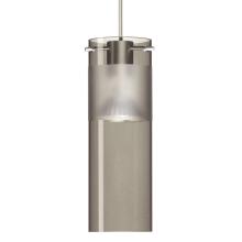 Besa Lighting 1XT-6527ES-SN - Besa Pendant Scope 7 Satin Nickel Smoke/Frost 1x50W MAX GY6.35 Base MR16