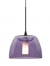 Besa Lighting 1XT-SPURPL-BR - Besa Spur Cord Pendant, Plum, Bronze Finish, 1x35W MAX GY6.35 Base