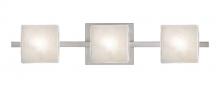 Besa Lighting 3WS-7873GL-SN - Besa Wall Paolo Satin Nickel Glitter 3x50W G9
