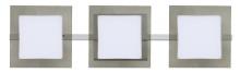 Besa Lighting 3WS-7735SM-CR - Besa Wall Alex Chrome Opal/Smoke 3x50W G9
