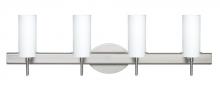 Besa Lighting 4SW-440307-LED-SN - Besa Wall Copa 3 Satin Nickel Opal Matte 4x5W LED