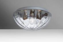 Besa Lighting 906388C - Besa Pinta 15 Ceiling, Clear, 3x 60W E26 base