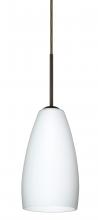 Besa Lighting B-150907-BR - Besa Chrissy Pendant For Multiport Canopy Bronze Opal Matte 1x50W E12 base