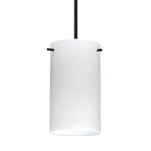Besa Lighting B-4404KR-BK - Besa Stilo 7 Pendant For Multiport Canopy Black Chalk 1x50W E12 base
