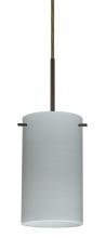 Besa Lighting B-4404KR-BR - Besa Stilo 7 Pendant For Multiport Canopy Bronze Chalk 1x50W E12 base