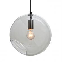 Besa Lighting J-MAESTRO12CL-BK - Besa, Maestro 12 Cord Pendant for Multiport Canopy, Clear, Black Finish, 1x60W Medium base