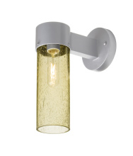 Besa Lighting JUNI10GD-WALL-EDIL-SL - Besa, Juni 10 Outdoor Sconce, Gold Bubble, Silver Finish, 1x4W LED Filament
