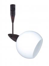 Besa Lighting RSP-155907-06-BR - Besa Spotlight With 6" Stem Palla 3 Bronze Opal Matte 1x35W Bipin MR11
