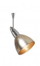 Besa Lighting SP-1758GF-06-SN - Besa Spotlight With 6" Stem Divi Satin Nickel Gold Foil 1x50W Bipin MR16