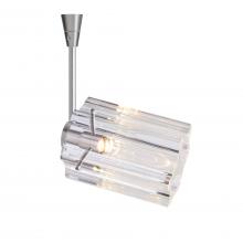 Besa Lighting SP-ICE4CL-SN - Besa Ice 4 Spotlight, Clear Glass, Satin Nickel Finish, 1x35W Bipin