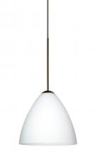 Besa Lighting X-177907-BR - Besa Pendant For Multport Canopy Mia Bronze Opal Matte 1x50W MAX GY6.35 Base