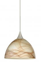 Besa Lighting X-467983-SN - Besa Pendant For Multiport Canopy Brella Satin Nickel Mocha 1x50W MAX GY6.35 Base