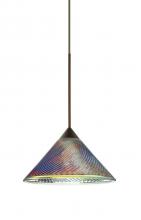 Besa Lighting X-550493-BR - Besa Pendant For Multiport Canopy Swirl Bronze Dicro Swirl 1x50W MAX GY6.35 Base