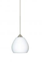 Besa Lighting X-560507-SN - Besa Pendant For Multiport Canopy Tay Tay Satin Nickel Opal Matte 1x50W MAX GY6.35 Base