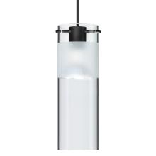 Besa Lighting X-6527EC-BK - Besa Pendant For Multiport Canopy Scope 7, Black Finish, Clear/Frost 1x50W MAX GY6.35 Base MR16