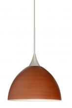 Besa Lighting XP-4679CH-SN - Besa Pendant Brella Satin Nickel Cherry 1x50W MAX GY6.35 Base