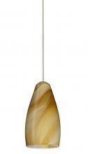 Besa Lighting XP-7198HN-SN - Besa Pendant Karli Satin Nickel Honey 1x50W MAX GY6.35 Base