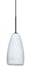 Besa Lighting 1BT-150919-BR - Besa Chrissy Pendant Bronze Carrera 1x50W E12 base