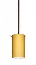 Besa Lighting 1TT-4404VM-BR - Besa Stem Stilo 7 Pendant Bronze Vanilla Matte 1x50W Candelabra