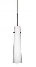 Besa Lighting 1XT-567407-LED-BR - Besa Camino Pendant Bronze Opal Matte 1x50W MAX GY6.35 Base