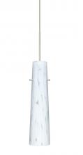 Besa Lighting 1XT-567419-SN - Besa Camino Pendant Satin Nickel Carrera 1x50W MAX GY6.35 Base