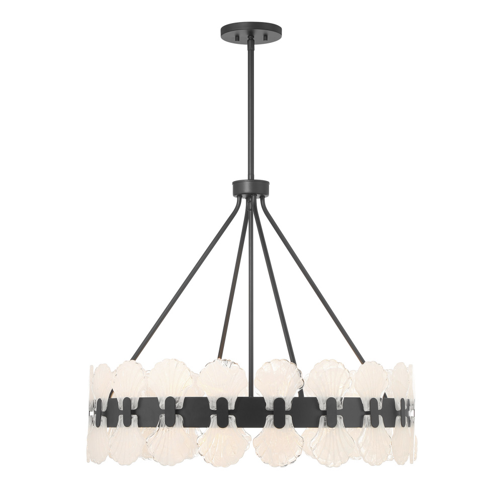 Bancroft 6-Light Chandelier in Matte Black
