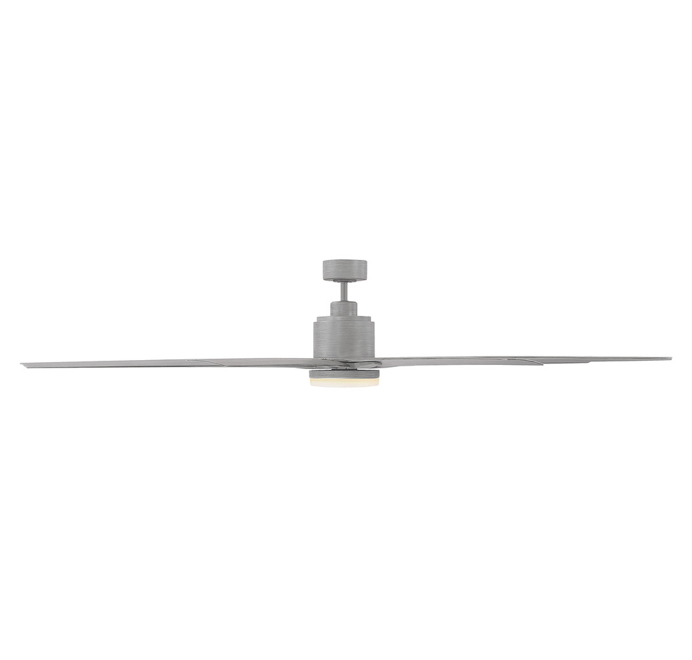 Bluffton 72" LED Ceiling Fan in Grey Wood
