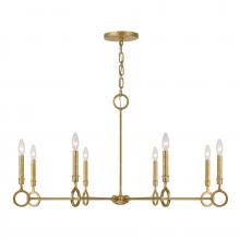 Savoy House 1-6847-8-93 - Noah 8-Light Chandelier in Gold Armory by Breegan Jane