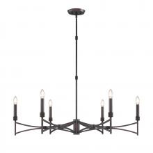Savoy House 1-8166-6-26 - Gardner 6-Light Chandelier in Champagne Mist