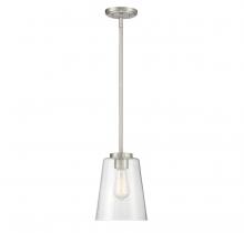Savoy House 7-1027-1-SN - Calhoun 1-Light Pendant in Satin Nickel