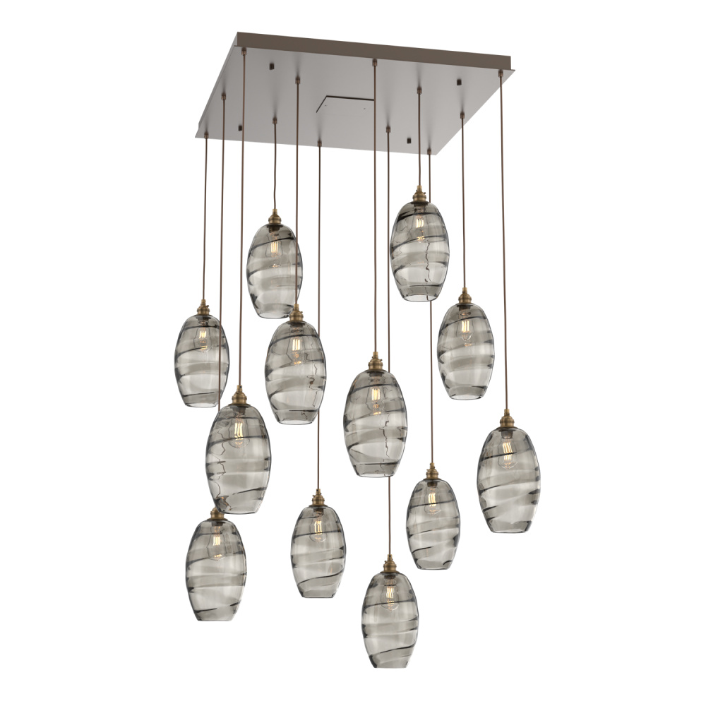 Ellisse Square 12pc Multi-Pendant
