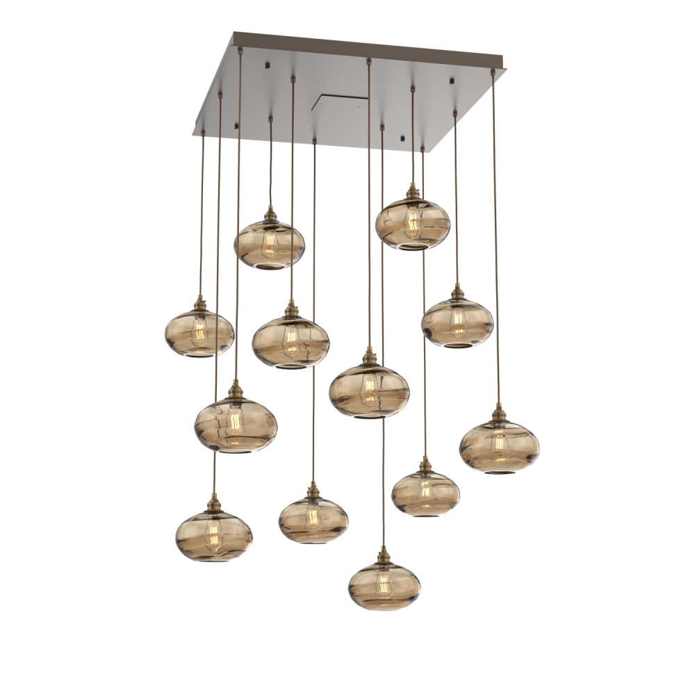Coppa Square 12pc Multi-Pendant