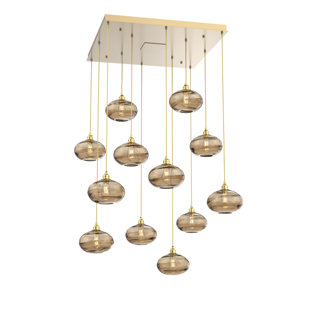 Coppa Square 12pc Multi-Pendant