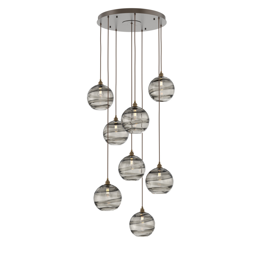 Terra Round 8pc Multi-Pendant