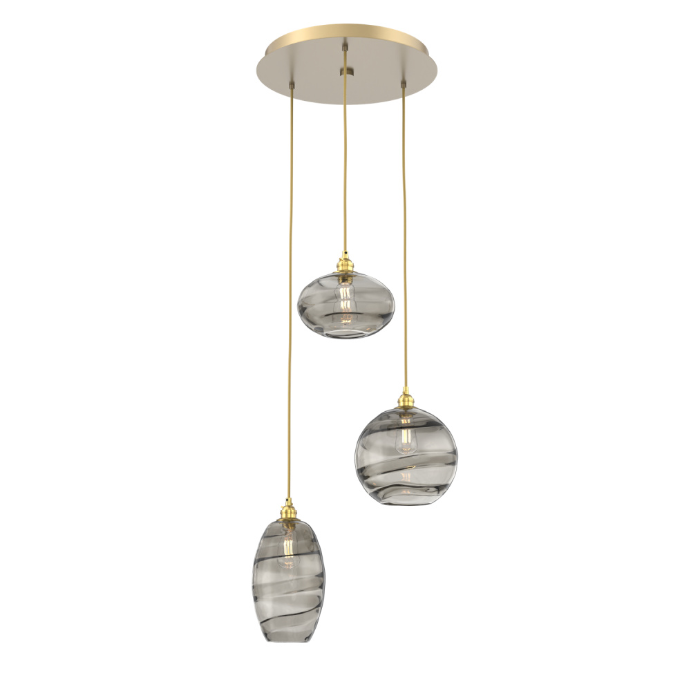 Misto Round 3pc Multi-Pendant