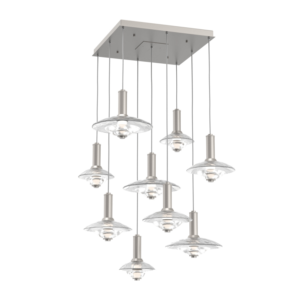 Cirrus Square 9pc Multi-Pendant