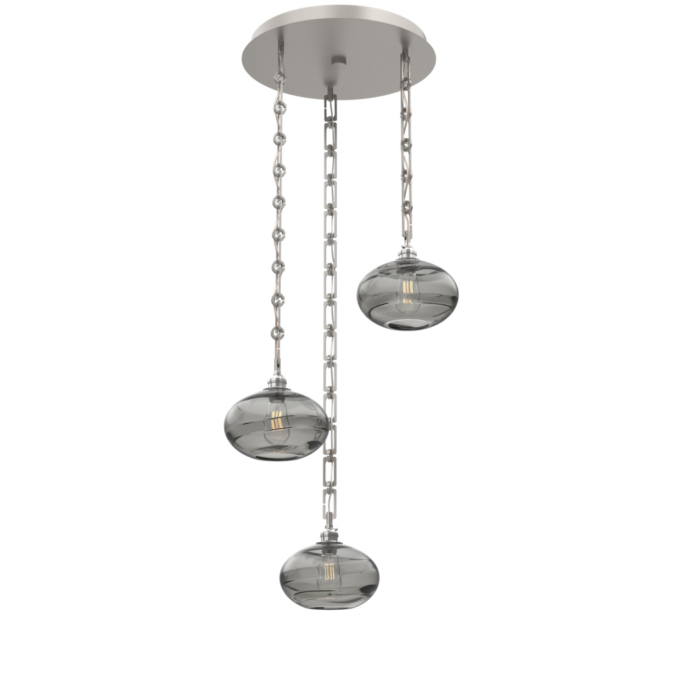 Coppa Round 3pc Multi-Pendant with Chain