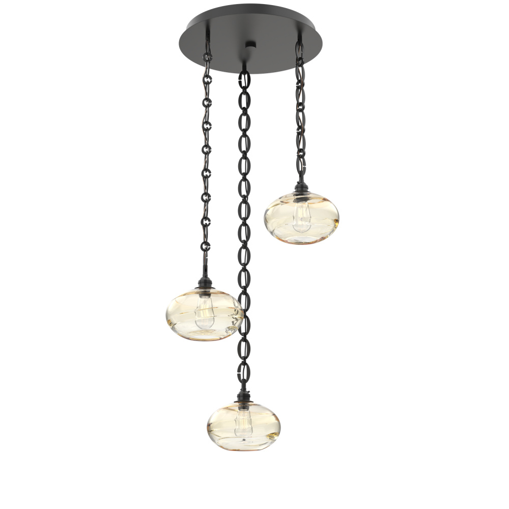 Coppa Round 3pc Multi-Pendant with Chain