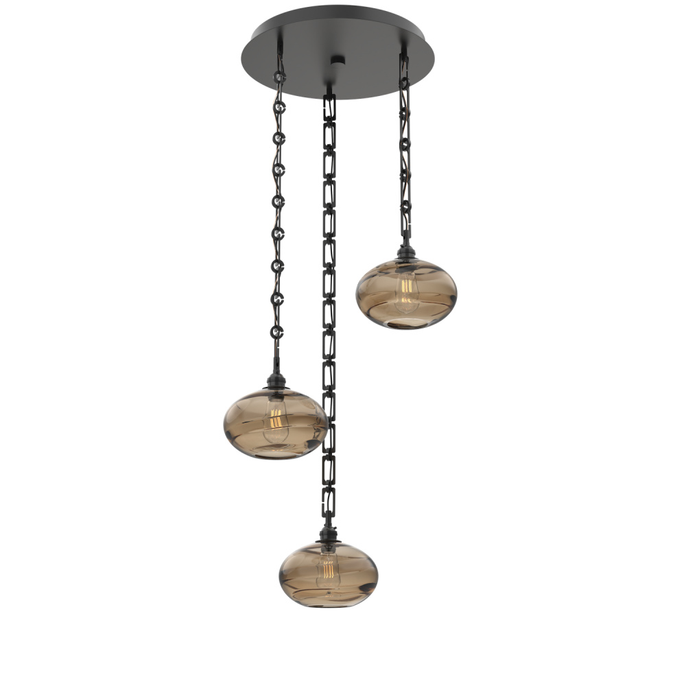Coppa Round 3pc Multi-Pendant with Chain