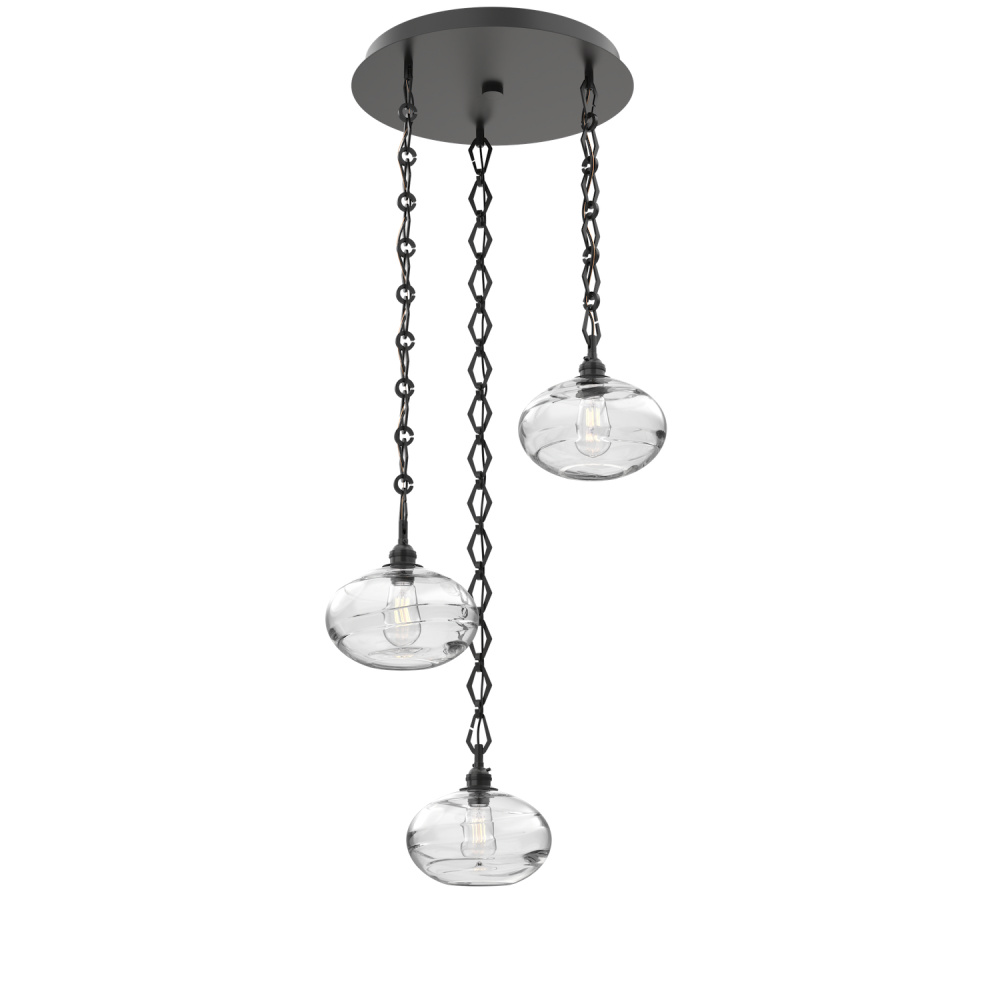 Coppa Round 3pc Multi-Pendant with Chain