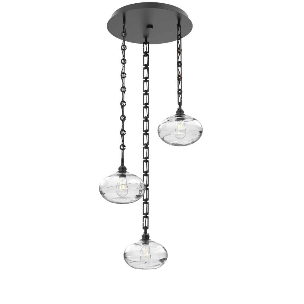 Coppa Round 3pc Multi-Pendant with Chain