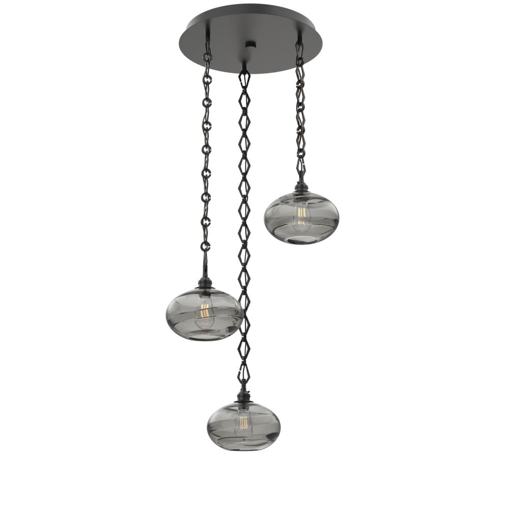 Coppa Round 3pc Multi-Pendant with Chain